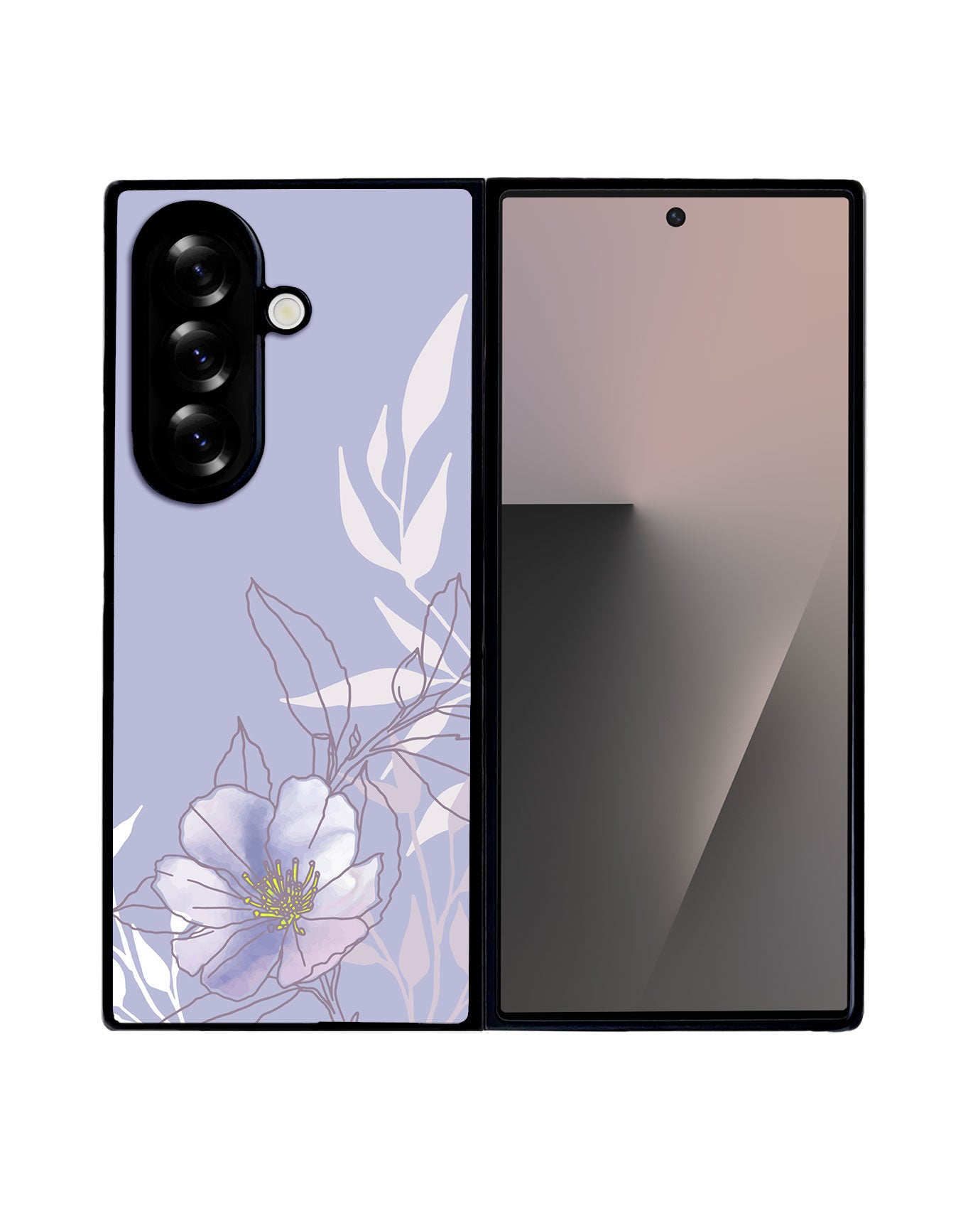 Android Flip / Fold Avant-Gloss Grip - Purple Lily