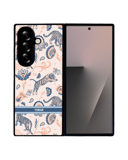 Android Flip / Fold Avant-Gloss Grip - Tiger & Floral 5.0