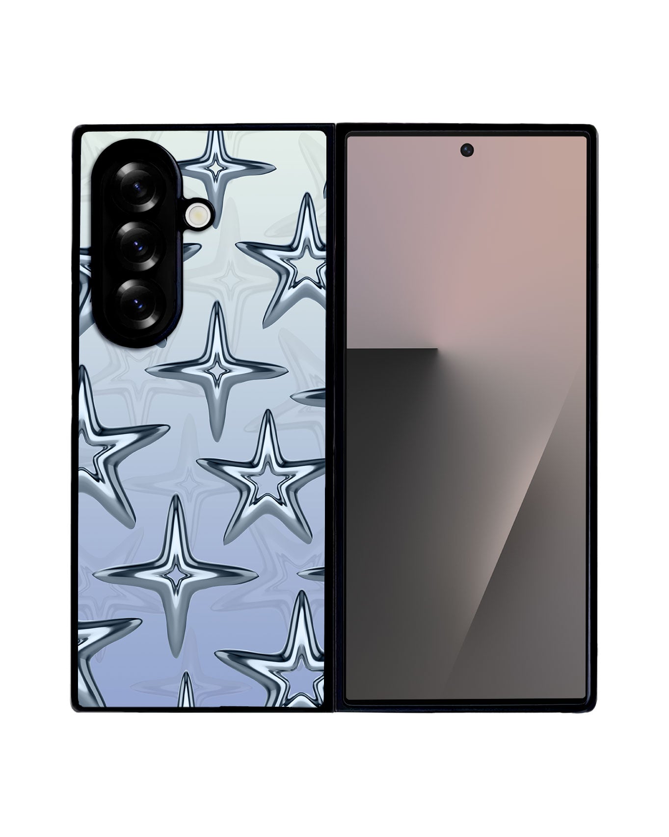 Android Flip / Fold Avant-Gloss Grip - Chrome Star