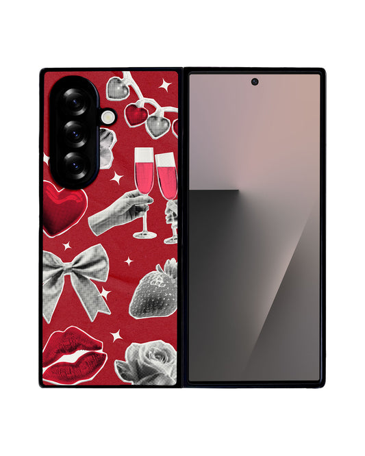 Android Flip / Fold Avant-Gloss Grip - Coquette Goth 1.0