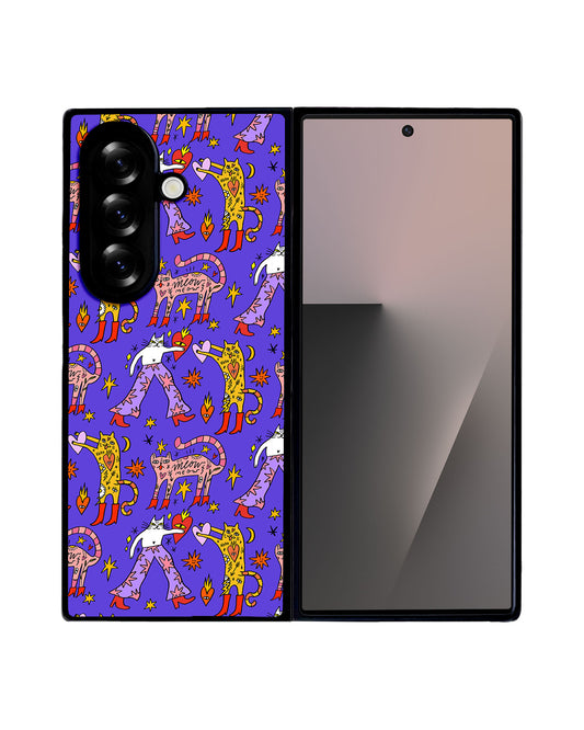 Android Flip / Fold Avant-Gloss Grip - Violet Meow