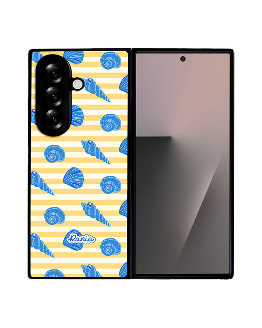 Android Flip / Fold Avant-Gloss Grip - Blue Sea Shells