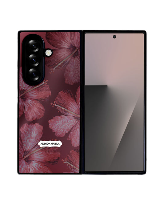 Android Flip / Fold Avant-Gloss Grip - Goth Hibiscus