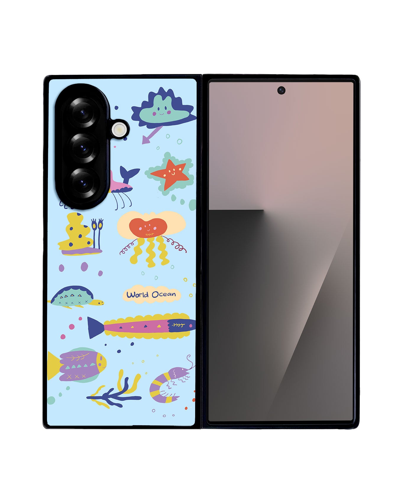 Android Flip / Fold Avant-Gloss Grip - Ocean World