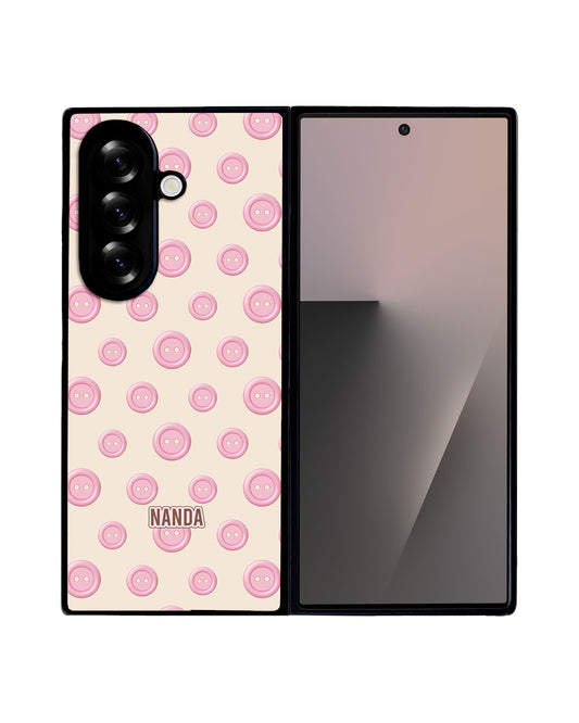 Android Flip / Fold Avant-Gloss Grip - Pink Buttons