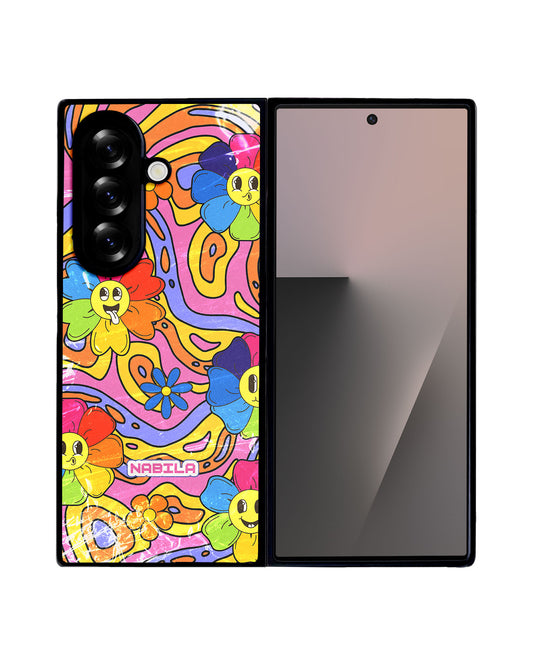 Android Flip / Fold Avant-Gloss Grip - Rainbow Groove