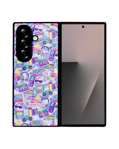 Android Flip / Fold Avant-Gloss Grip - Retro Baby