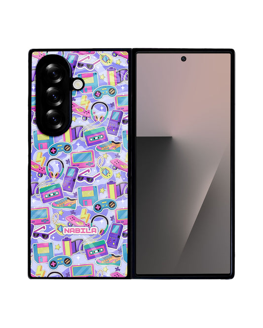 Android Flip / Fold Avant-Gloss Grip - Retro Baby