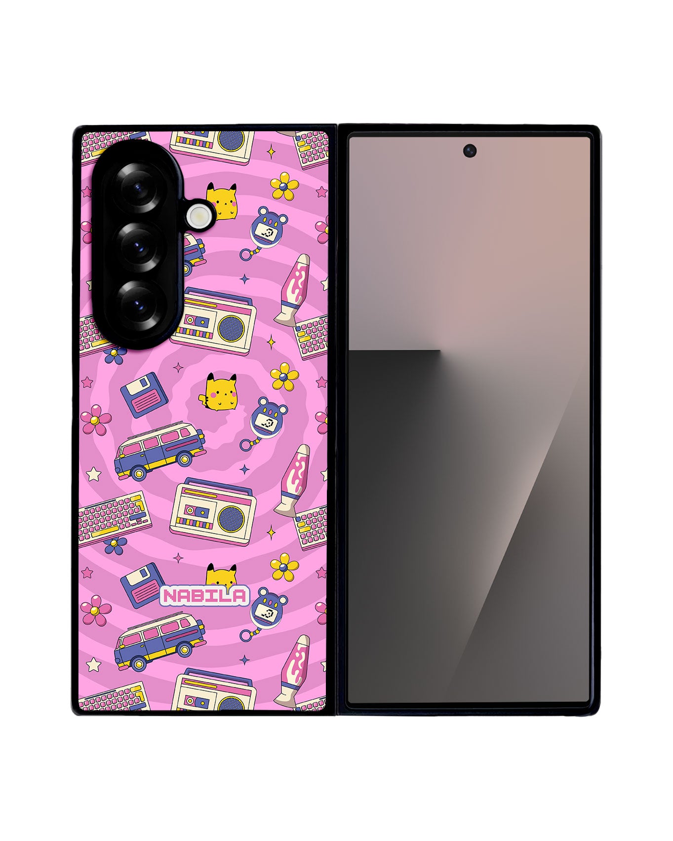 Android Flip / Fold Avant-Gloss Grip - Retro Spiral