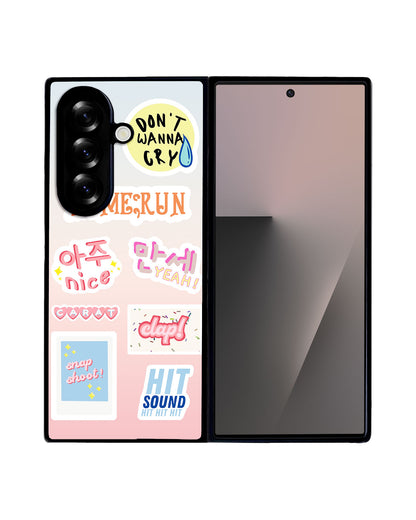 Android Flip / Fold Avant-Gloss Grip - Seventeen Sticker Pack