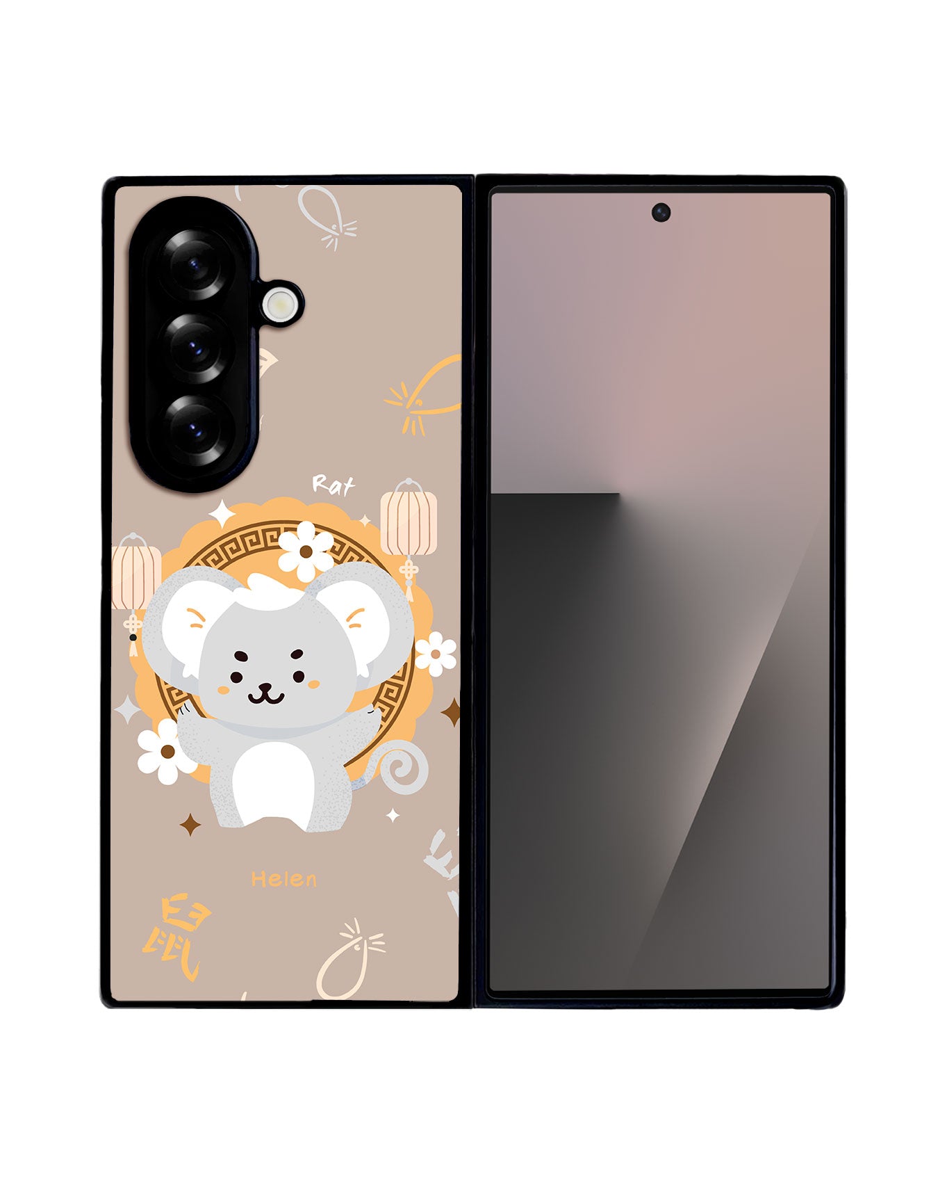 Android Flip / Fold Avant-Gloss Grip - Rat (Chinese Zodiac / Shio)