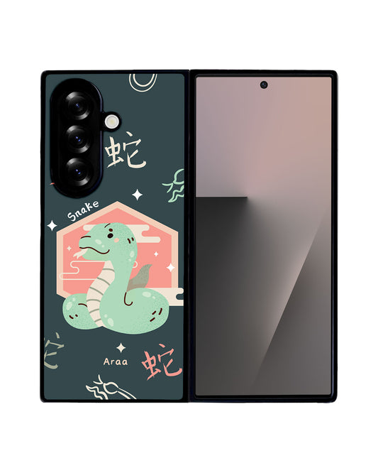 Android Flip / Fold Avant-Gloss Grip - Snake (Chinese Zodiac / Shio)