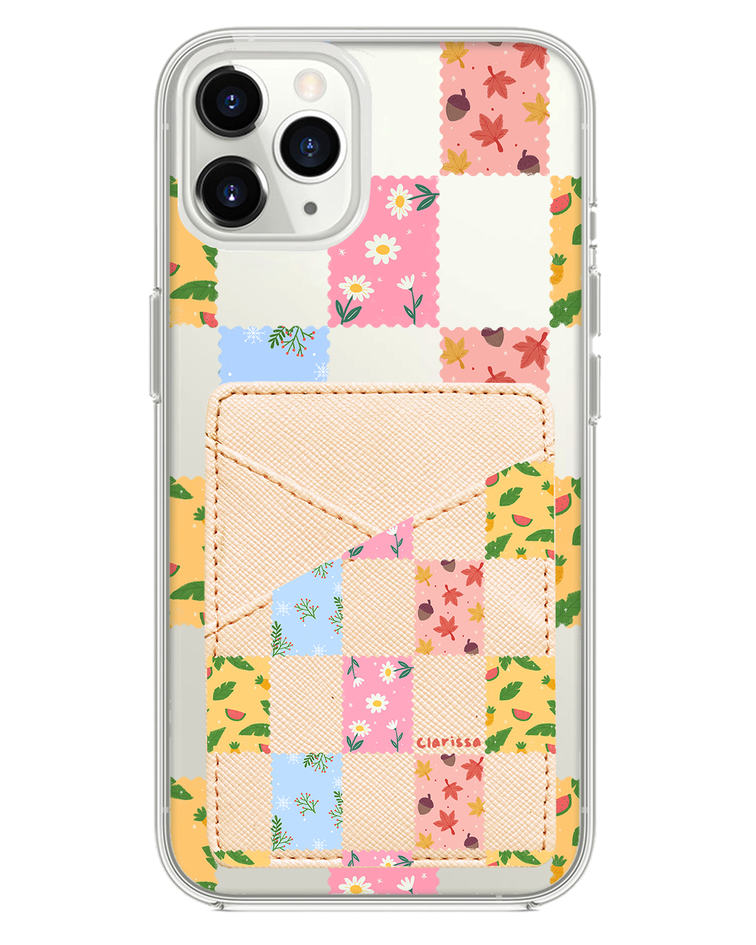 iPhone Phone Wallet Case - Four Seasons Stamps