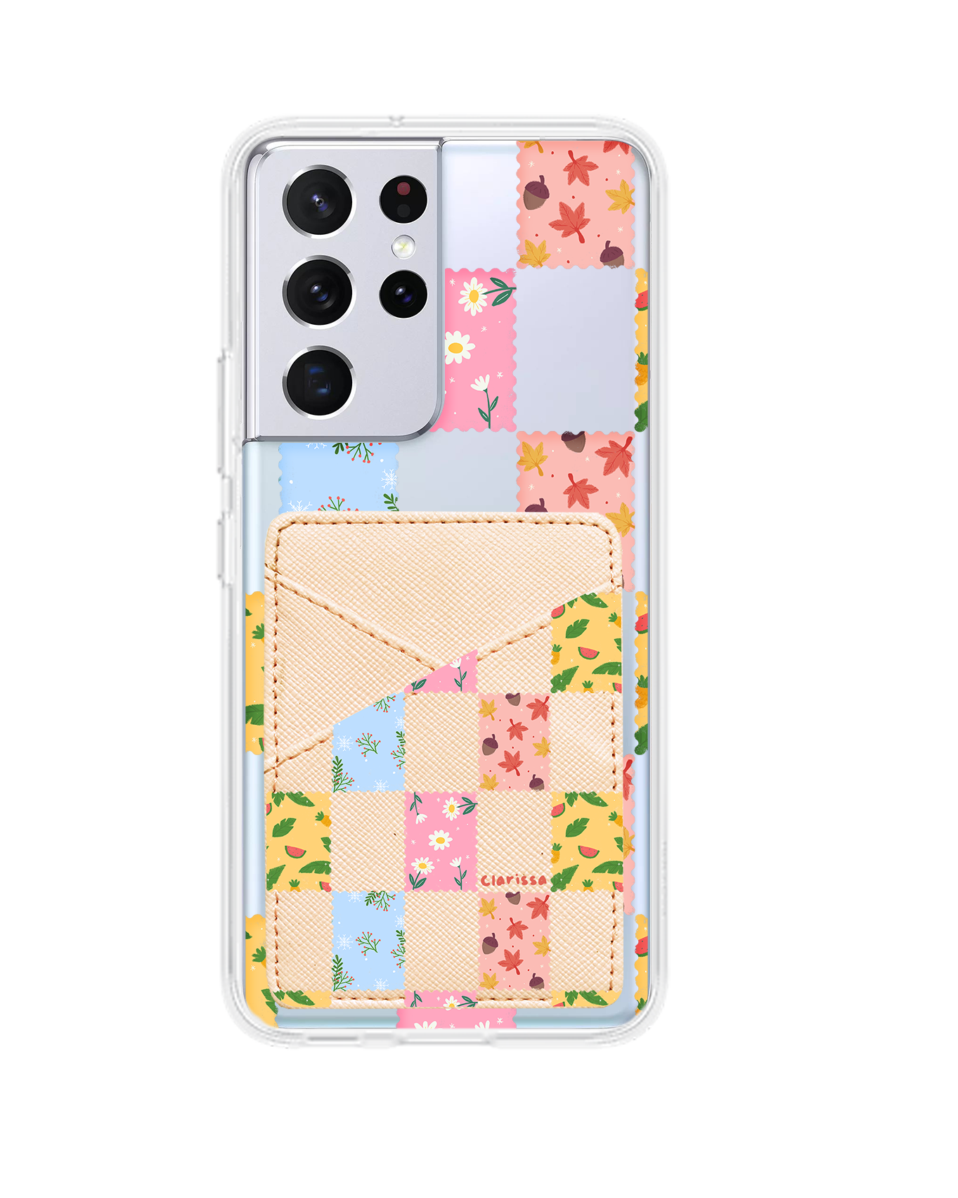 Android Phone Wallet Case - Four Seasons Stamps