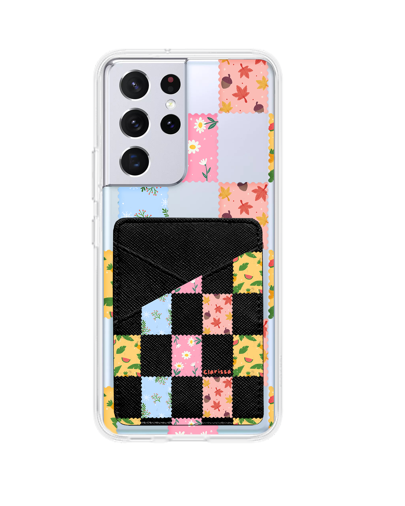 Android Phone Wallet Case - Four Seasons Stamps