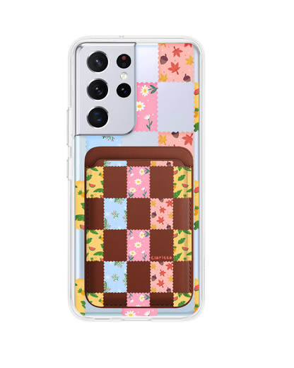 Android Magnetic Wallet Case - Four Seasons Stamps