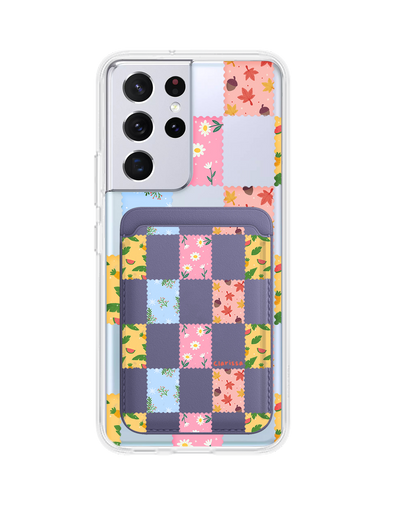 Android Magnetic Wallet Case - Four Seasons Stamps
