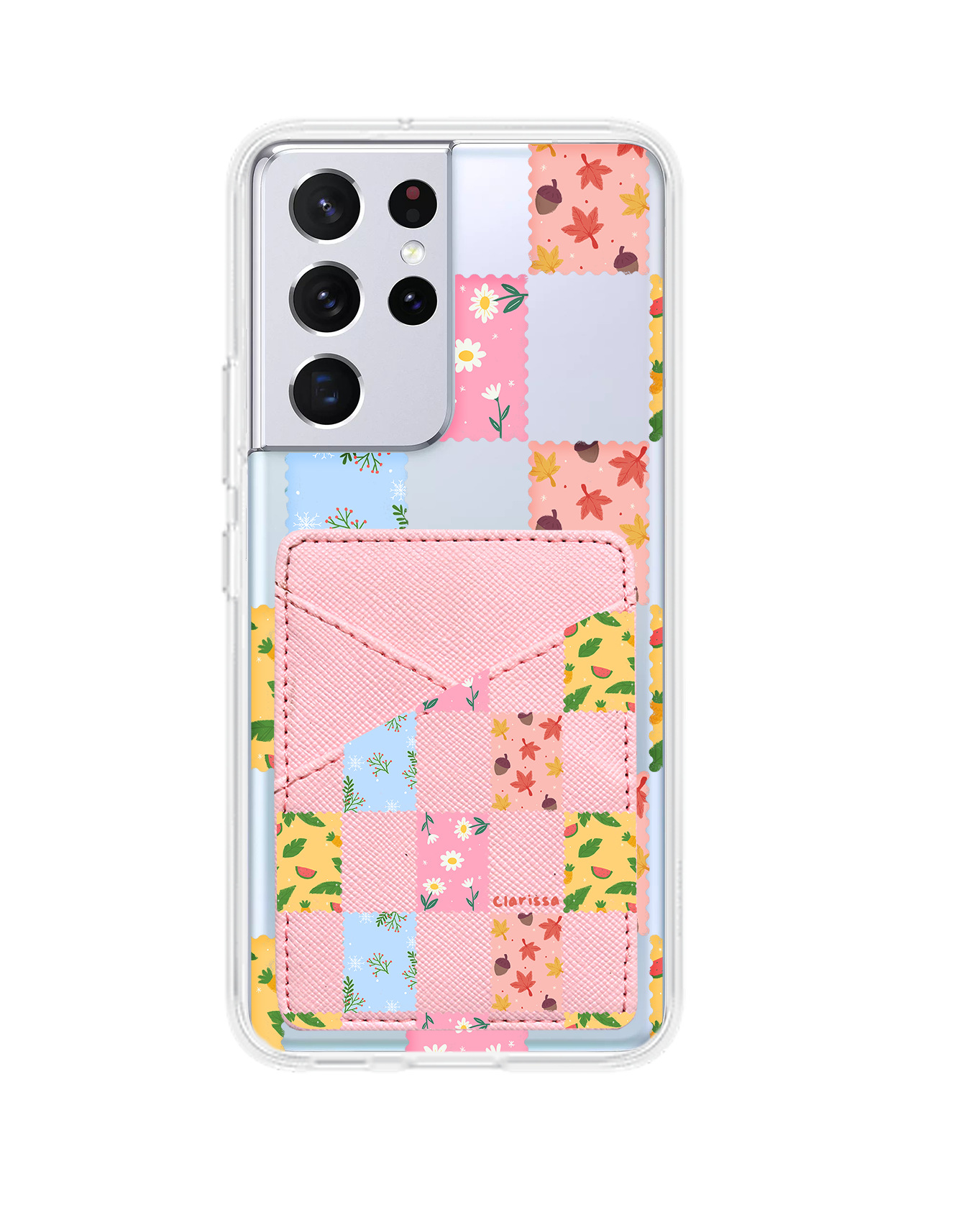 Android Phone Wallet Case - Four Seasons Stamps