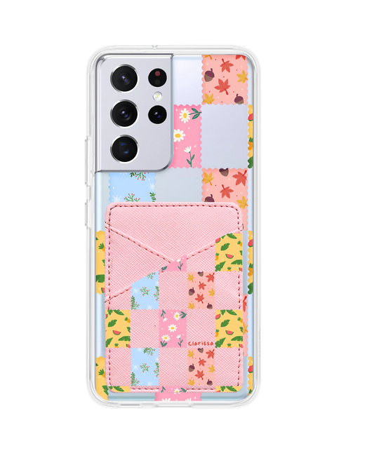 Android Phone Wallet Case - Four Seasons Stamps