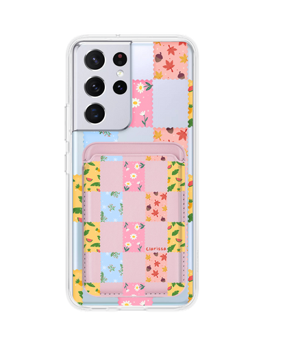 Android Magnetic Wallet Case - Four Seasons Stamps