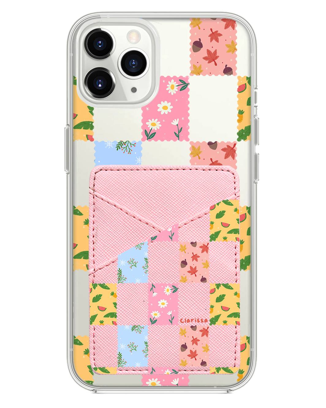 iPhone Phone Wallet Case - Four Seasons Stamps