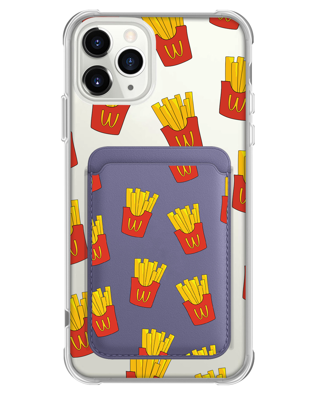 iPhone Magnetic Wallet Case - Fries