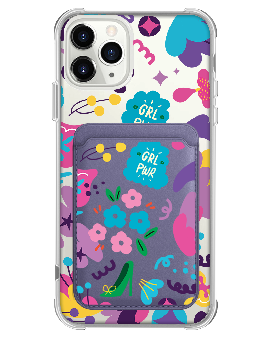 iPhone Magnetic Wallet Case - Girl Power