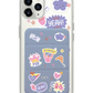 iPhone Magnetic Trifold Wallet Case - Girl Power Sticker Pack