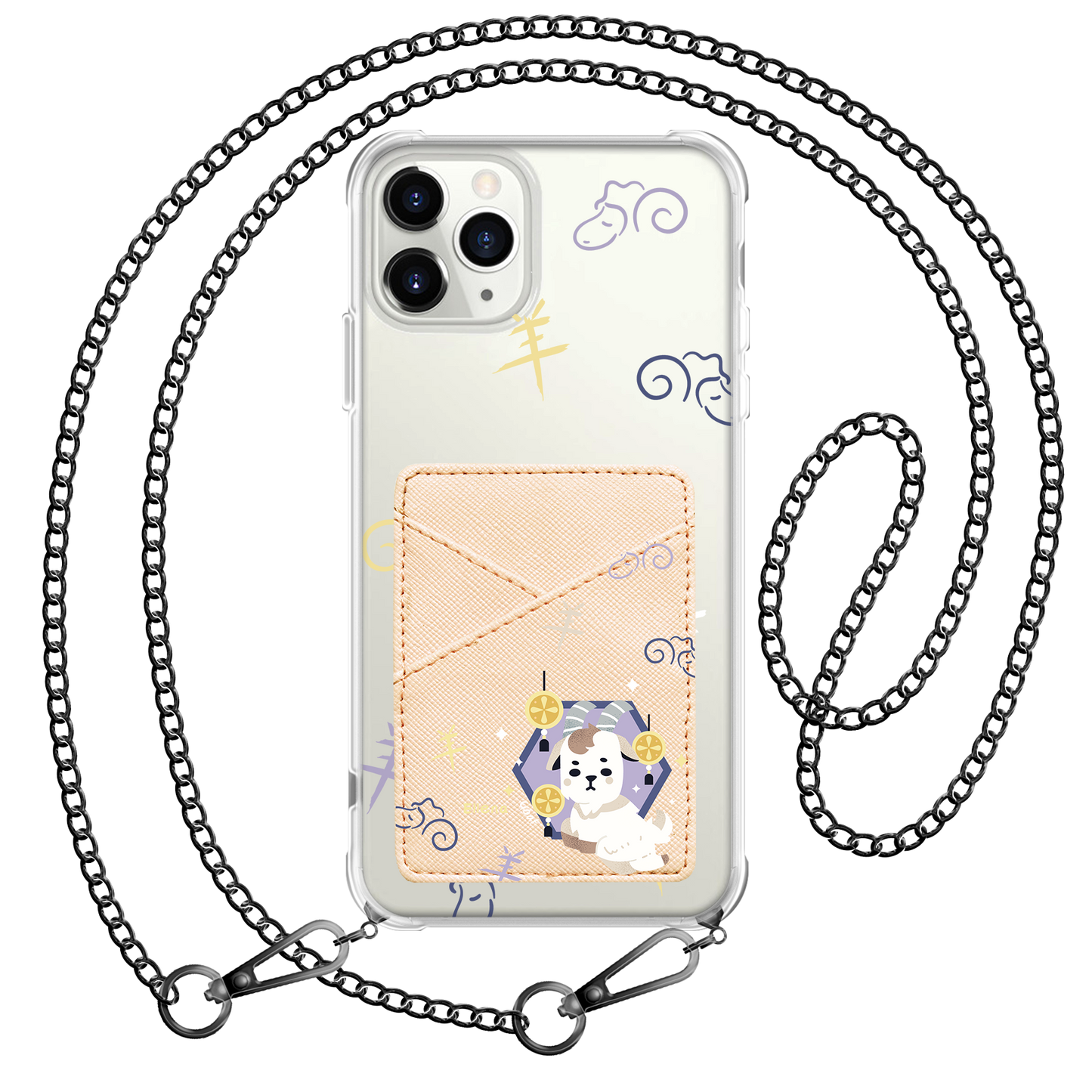 iPhone Phone Wallet Case - Goat (Chinese Zodiak / Shio)