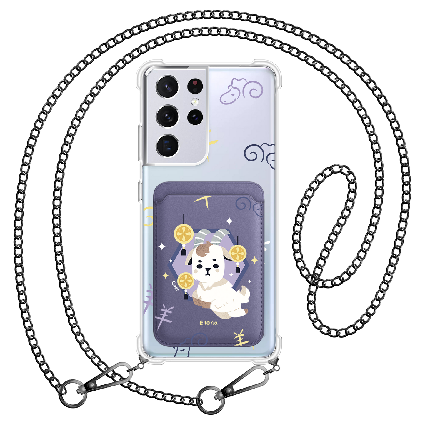 Android Magnetic Wallet Case - Goat (Chinese Zodiac / Shio)