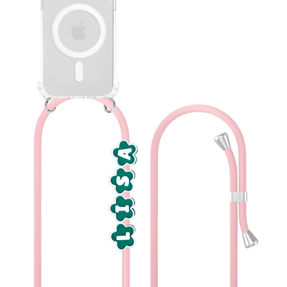 Beads Nylon Sling - Flower Emerald Dew