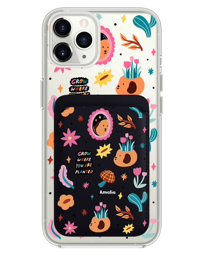 iPhone Magnetic Wallet Case - Grow and Bloom