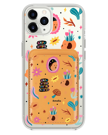 iPhone Magnetic Wallet Case - Grow and Bloom