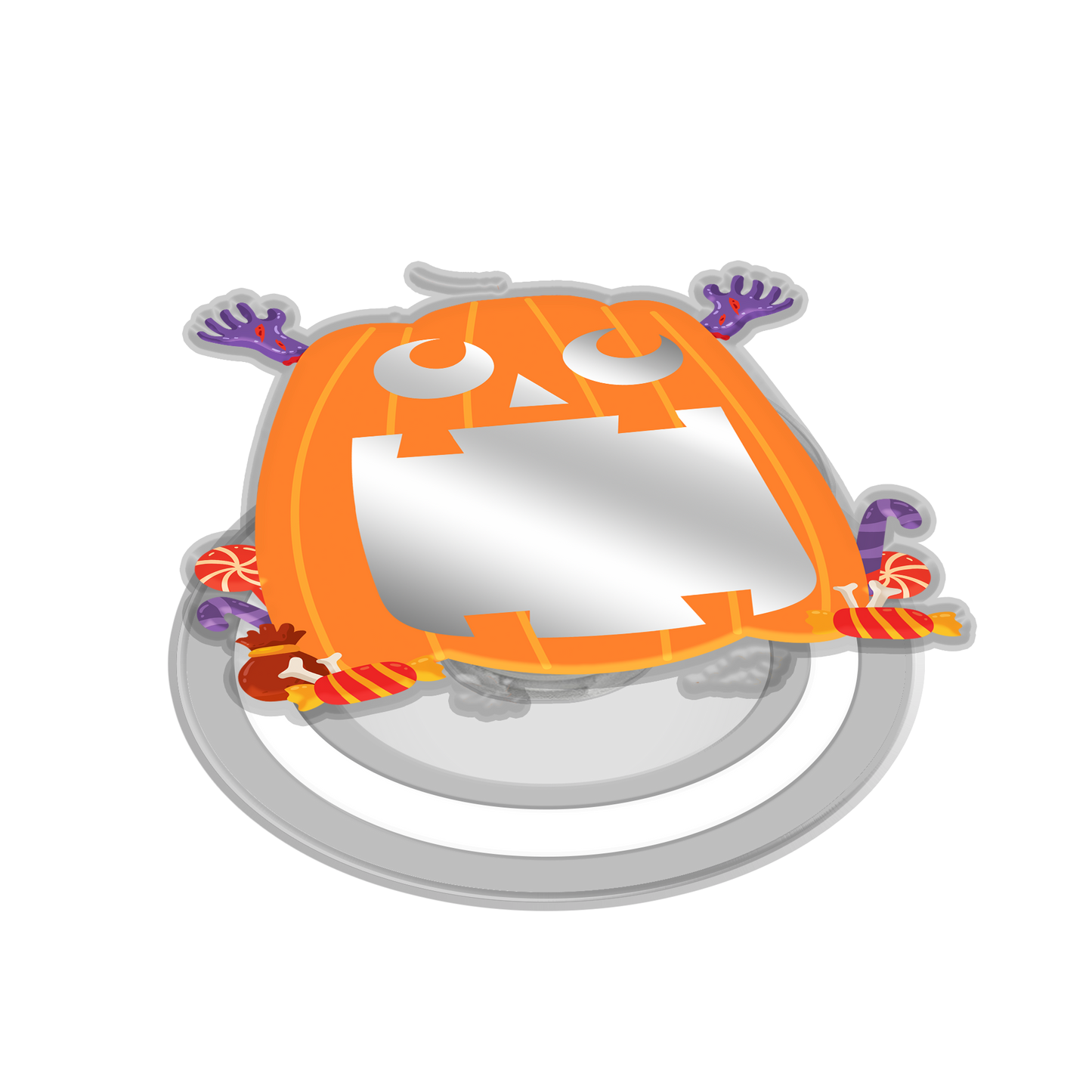 Magnetic Grip Mirror - Halloween