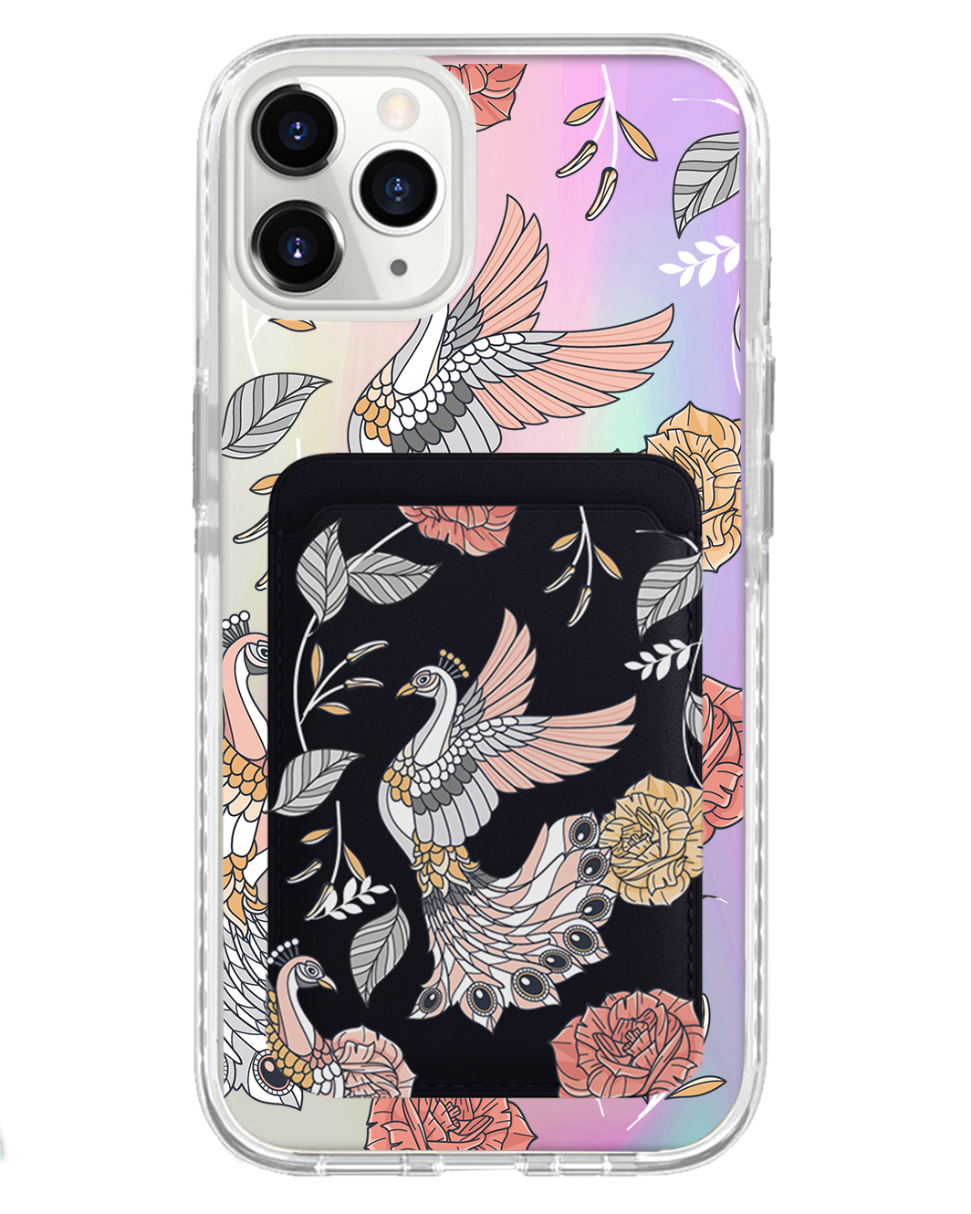 iPhone Magnetic Wallet Holo Case - Bird of Paradise 1.0