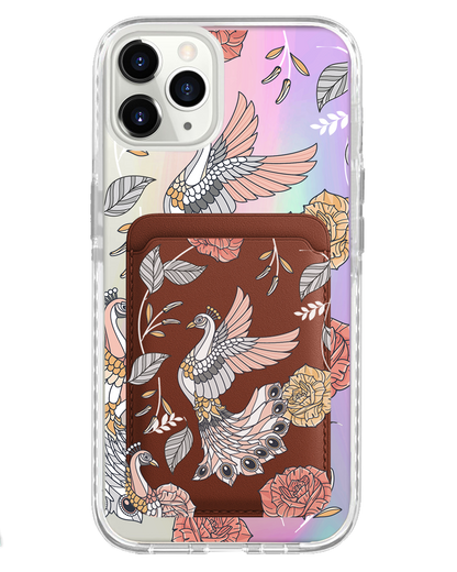 iPhone Magnetic Wallet Holo Case - Bird of Paradise 1.0