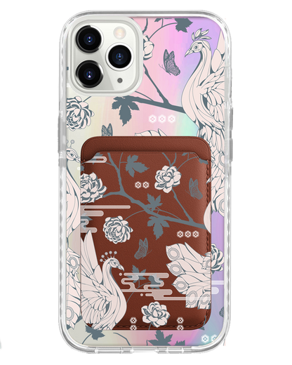iPhone Magnetic Wallet Holo Case - Bird of Paradise 2.0