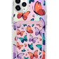 iPhone Magnetic Wallet Holo Case - Butterfly