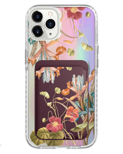 iPhone Magnetic Wallet Holo Case - Caroline