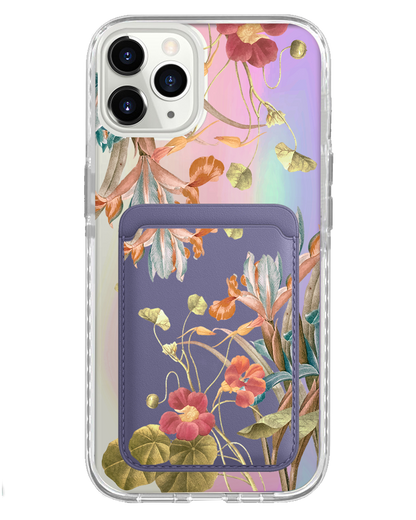 iPhone Magnetic Wallet Holo Case - Caroline