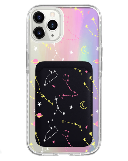 iPhone Magnetic Wallet Holo Case - Constellation Candy