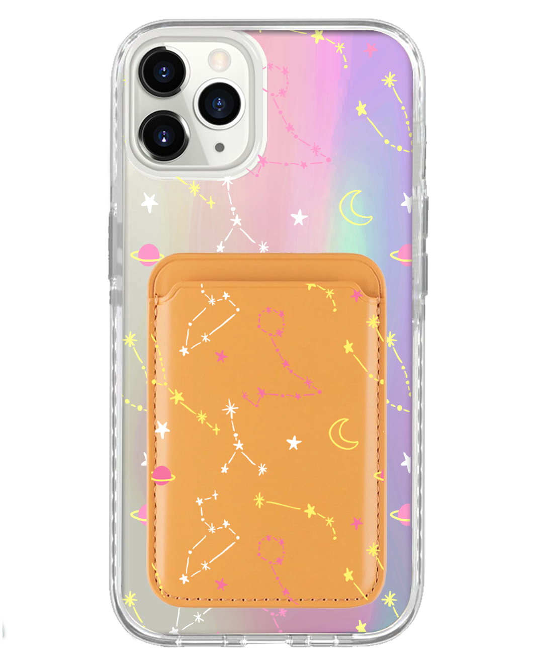 iPhone Magnetic Wallet Holo Case - Constellation Candy