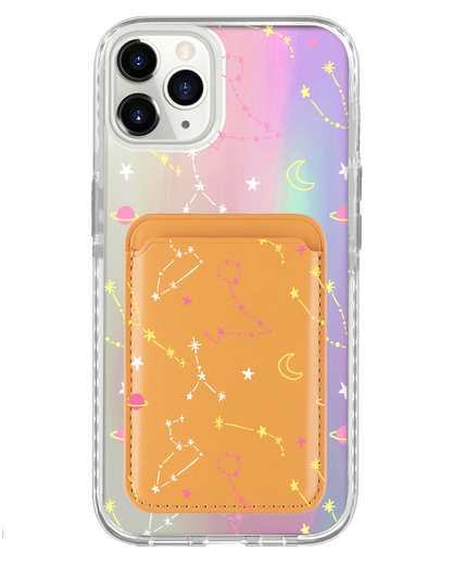 iPhone Magnetic Wallet Holo Case - Constellation Candy