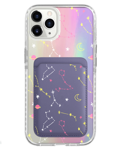 iPhone Magnetic Wallet Holo Case - Constellation Candy