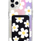 iPhone Magnetic Wallet Holo Case - Daisy 2.0