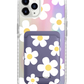 iPhone Magnetic Wallet Holo Case - Daisy 2.0