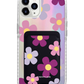 iPhone Magnetic Wallet Holo Case - Daisy Paradise