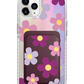 iPhone Magnetic Wallet Holo Case - Daisy Paradise