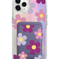 iPhone Magnetic Wallet Holo Case - Daisy Paradise