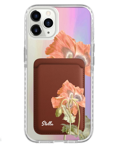 iPhone Magnetic Wallet Holo Case - Estella
